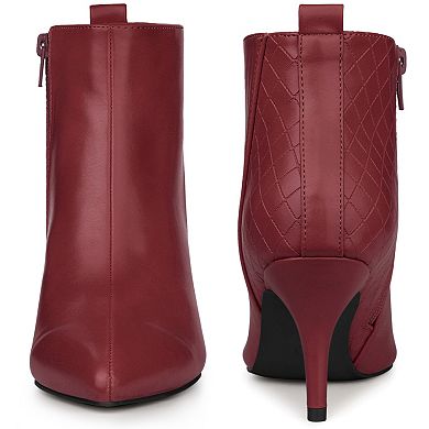 Pointed Women's Boots Bow Stiletto Booties Boots Ladies Shoes Casual Short Boots Chaussures Femme