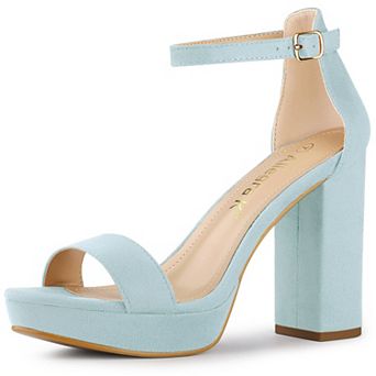 Women's Ankle Strap Platform Chunky Heels Sandals