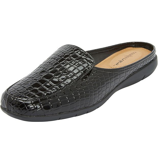 Comfortview Women's Wide Width Joy Mule - Slip On Comfort Shoes With Memory Foam & Skid-Resistant Sole