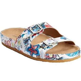 Comfortview Women's The Maxi Slip On Footbed Sandal