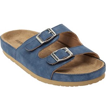 Comfortview Women's The Maxi Slip On Footbed Sandal