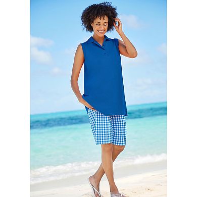 Woman Within Plus Size Seersucker Short