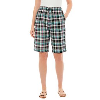 Woman Within Plus Size Seersucker Short