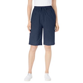 Woman Within Plus Size Seersucker Short