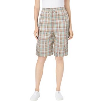 Woman Within Plus Size Seersucker Short