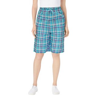 Woman Within Plus Size Seersucker Short