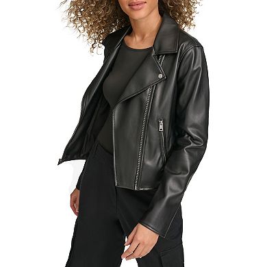 Women's Levi's® Faux Leather Shrunken Motorcycle Jacket