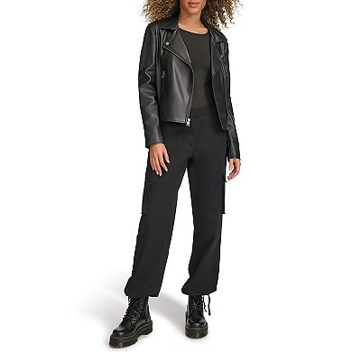 Women's Levi's® Faux Leather Shrunken Motorcycle Jacket