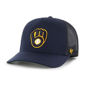 Men's '47 Brand Milwaukee Brewers Mesh Hitch Adjustable Hat