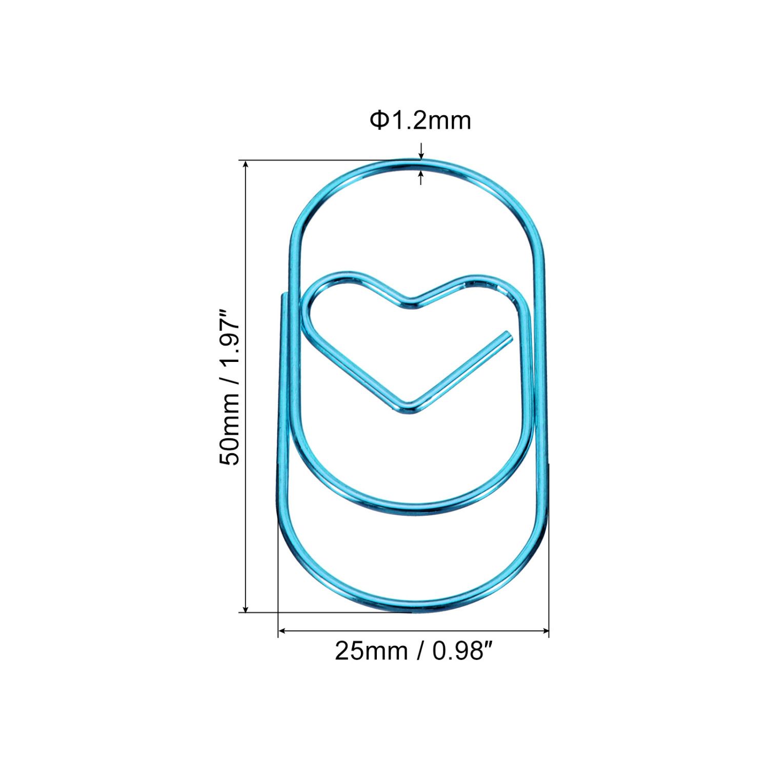 Pen Clip,Metal Pen Clips Paperclip Pen Holders Paper Clip Holder For Notebook, Books, Journal, Clipboard,Pictures (Colourful,20pack