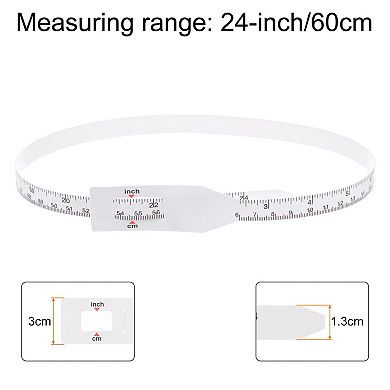 Head Circumference Tape 24"(60cm) Plastic Measuring Rule Measure