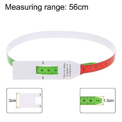 2Pcs Head Circumference Tape, Plastic Measuring Rule Measure for Child Head Arm Circumference