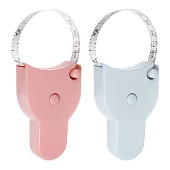 2 pc Body Measure Tape 60" Automatic Telescopic Tape Measure Retractable Durable Measuring Tape