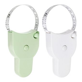 2 pc Body Measure Tape 60" Automatic Telescopic Tape Measure Retractable Durable Measuring Tape