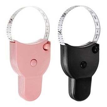 2 pc Body Measure Tape 60" Automatic Telescopic Tape Measure Retractable Durable Measuring Tape