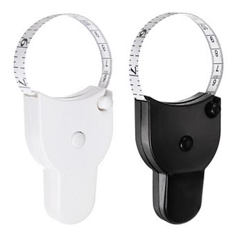 2 pc Body Measure Tape 60" Automatic Telescopic Tape Measure Retractable Durable Measuring Tape