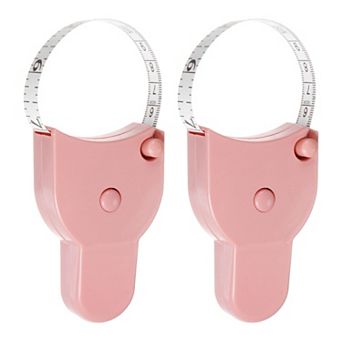 2 pc Body Measure Tape 60" Automatic Telescopic Tape Measure Retractable Measuring Tape