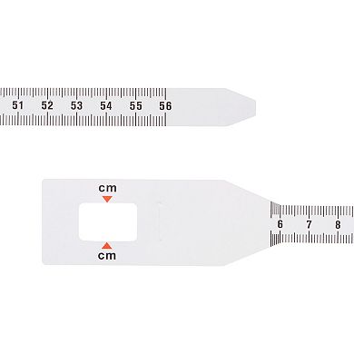 2 Pcs Head Circumference Tape 56cm Plastic Measuring Rule Measure for Child Head Arm Circumference