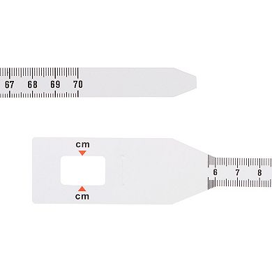 Head Circumference Tape 70cm Plastic Measuring Rule Measure for Child Head Arm Circumference, White