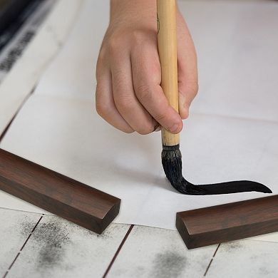 Wood Paperweight, Paper Weight Holding Paper Flat Pressed Calligraphy Practice Tool