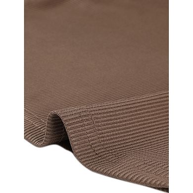 Women's V Neck Button Tops Long Sleeve Fitted Ribbed Knit Henley Shirts