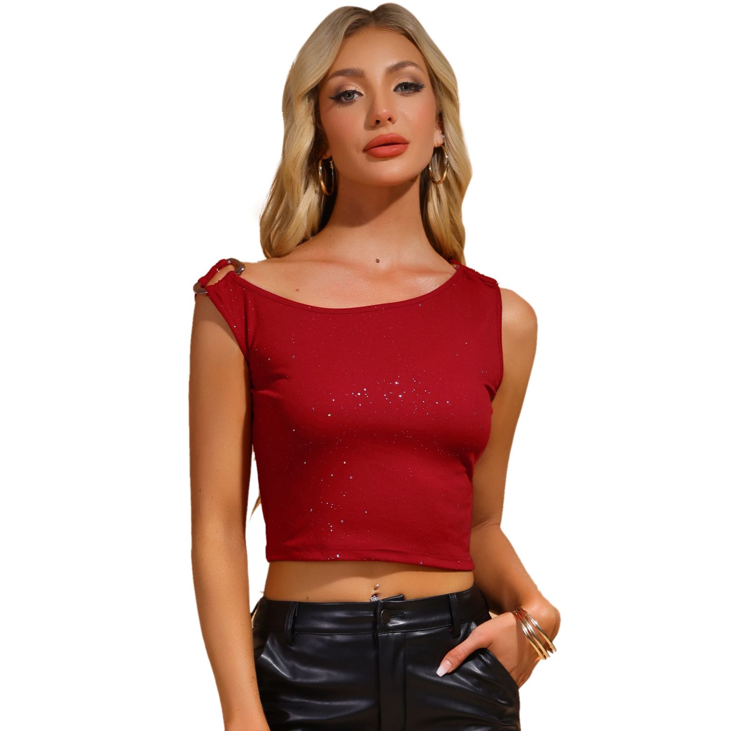 MIROMIHO Women's Off Shoulder Crop Top - Y2K Corset Tube Top, Summer Sleeveless Shirt For Going Out - View #5