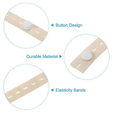 Clothes Storage Elastic Band with Buttonhole, 20 Pcs Clothing Storage Strap, Clothes Organization
