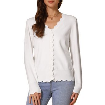 Sweater Cardigan for Women's V Neck Long Sleeve Open Front Knit Cardigans Bolero Shrugs