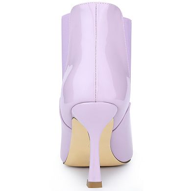 Women's Pointed Toe Stiletto Heels Chelsea Ankle Booties