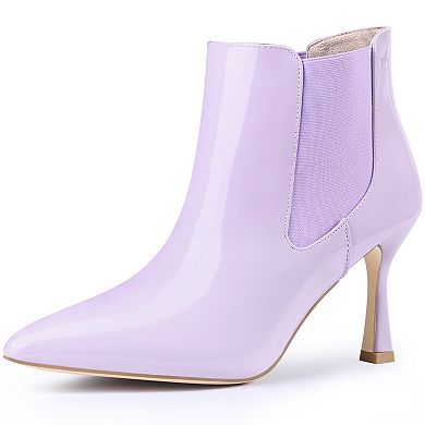 Women's Pointed Toe Stiletto Heels Chelsea Ankle Booties