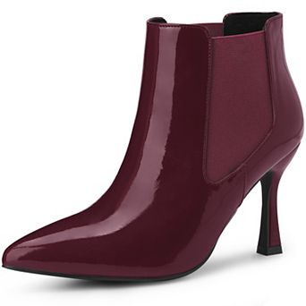 Women's Pointed Toe Stiletto Heels Chelsea Ankle Booties