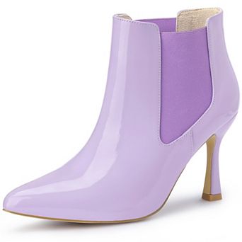 Women's Pointed Toe Stiletto Heels Chelsea Ankle Booties