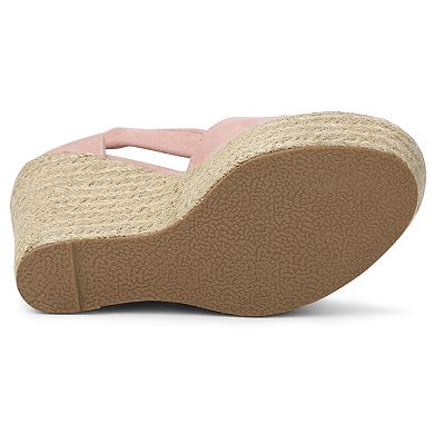 Women's Espadrilles Tie Up Ankle Strap Wedges Sandals