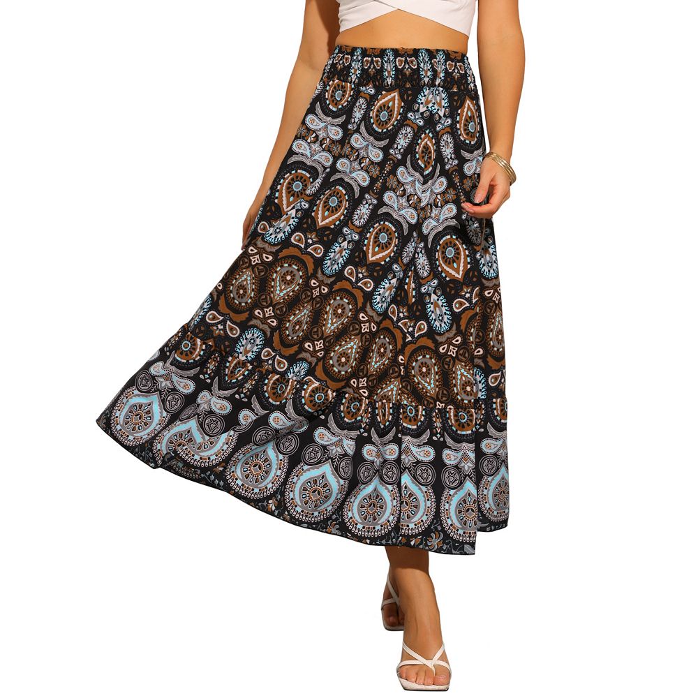 Floral Maxi Skirt main image 1