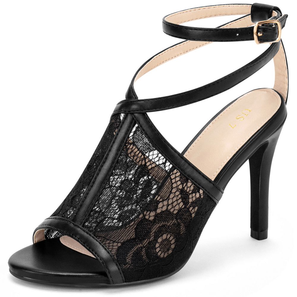 Stilettos Open Toe Pump Heel Sandals. main image 0