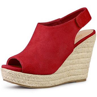 Platform Heels Espadrille Wedges Sandals for Women