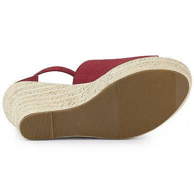 Women's Espadrilles Platform Espadrille Wedges Sandals