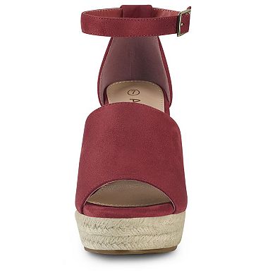 Women's Espadrilles Platform Espadrille Wedges Sandals