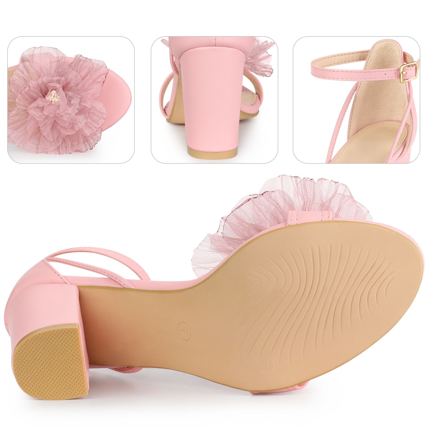 Baby Girl Winter Slippers With Flowers - Low Heel Open Toe Sandal Style For Parties & Weddings