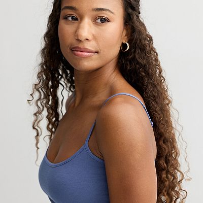 Juniors' SO® Tunic Shelf Bra Cami