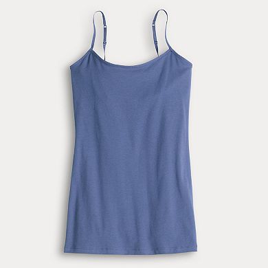 Juniors' SO Tunic Shelf Bra Cami