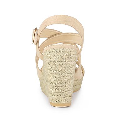 Women's Espadrilles Platform Slingback Wedges Sandals