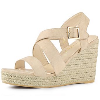Women's Espadrilles Platform Slingback Wedges Sandals