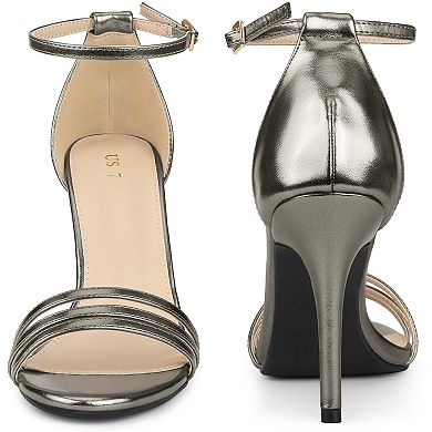 Strappy Heels Stiletto Heel Sandals for Women