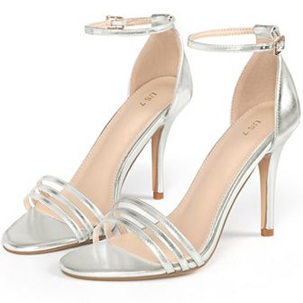 Strappy Heels Stiletto Heel Sandals for Women