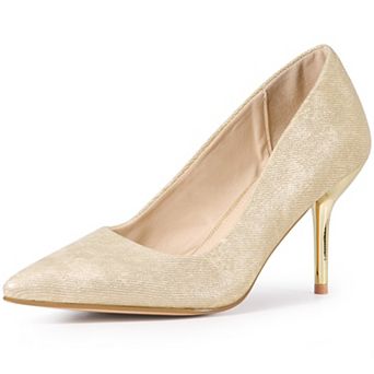 Pointy Toe Stiletto Heel Wedding Sparkly Heels Pumps for Women