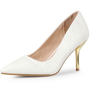 Pointy Toe Stiletto Heel Wedding Sparkly Heels Pumps for Women