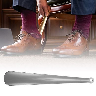 Small Hole Hangable Shoe Horn for Shoe 11.81"x1.77" 1 Pc