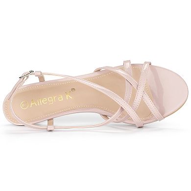 Women's Slingback Strappy Kitten Heel Heels Sandals