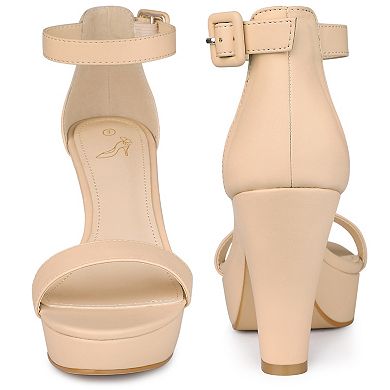 Platform Chunky Heel Sandals for Women
